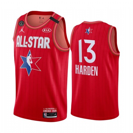 Maglia NBA Houston Rockets James Harden 13 2020 All-Star Jordan Brand Rosso Swingman - Uomo